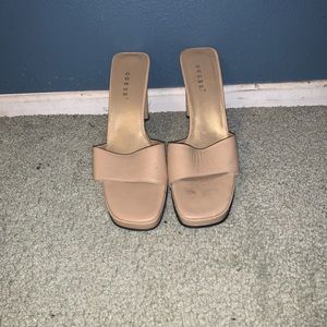 Vintage GUESS Nude Wedges